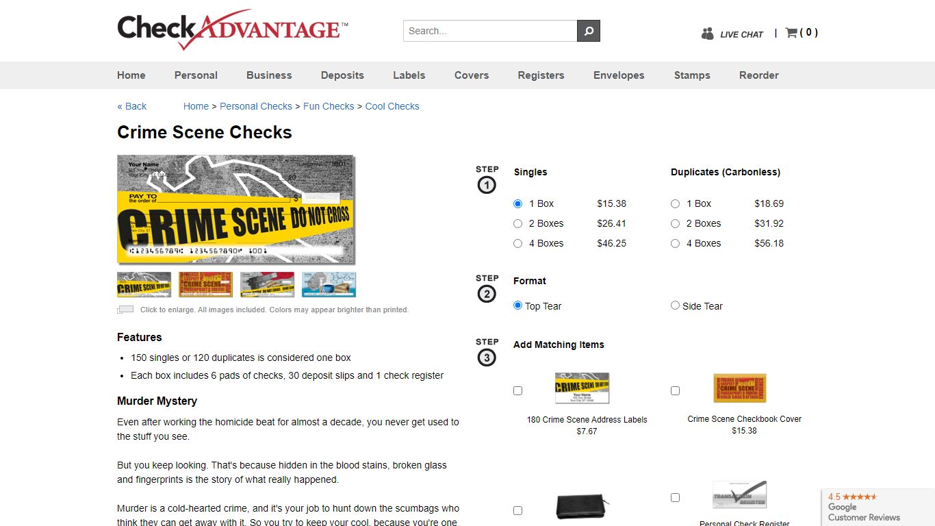 Crime Scene Checks - checkadvantage.com